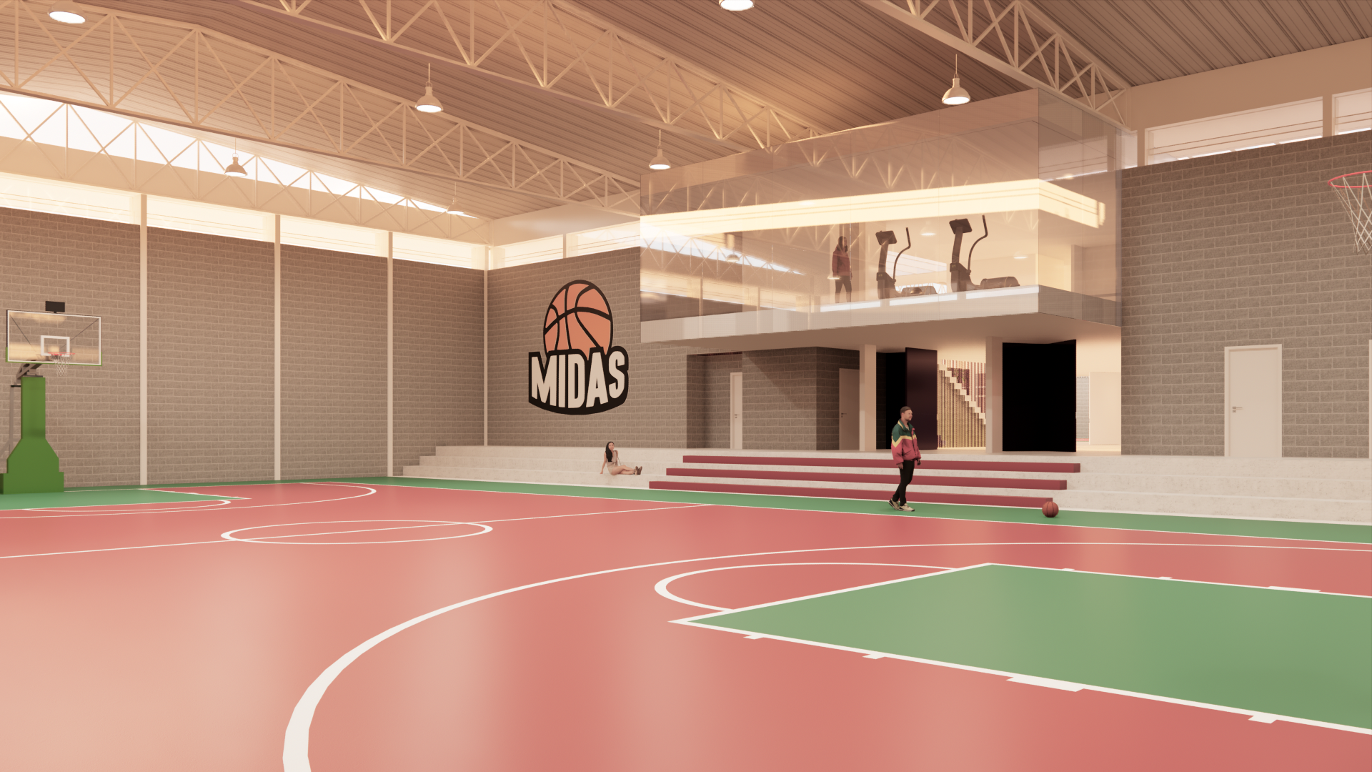ginásio MIDAS - Basquete